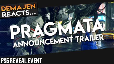 Reactions Pragmata Announcement Trailer Ps5 Reveal Event Youtube