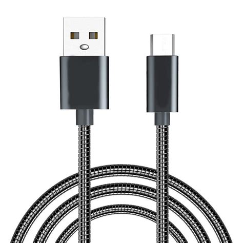 Cabo Carregador USB V8 Micro USB Kingo Android Metal Reforçado