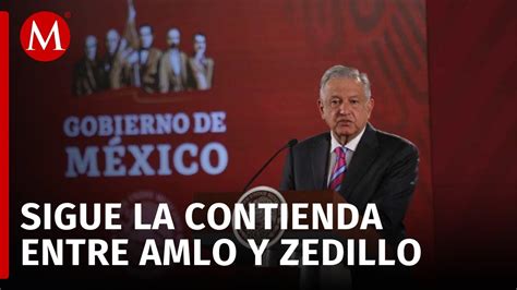 “nada Más Espero A Salinas” Ironiza Amlo Sobre Reaparición De Zedillo Youtube