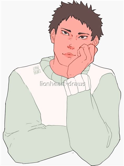 Iwaizumi Hajime Iwaoi Sticker Sticker For Sale By Lionheart Draws