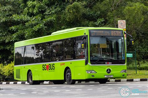 Bus 853M SMRT Buses Mercedes Benz OC500LE SMB3C Land Transport Guru