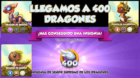 400 Dragones Eclosionando a Dínamo Sacerdotisa y Césped Dragon