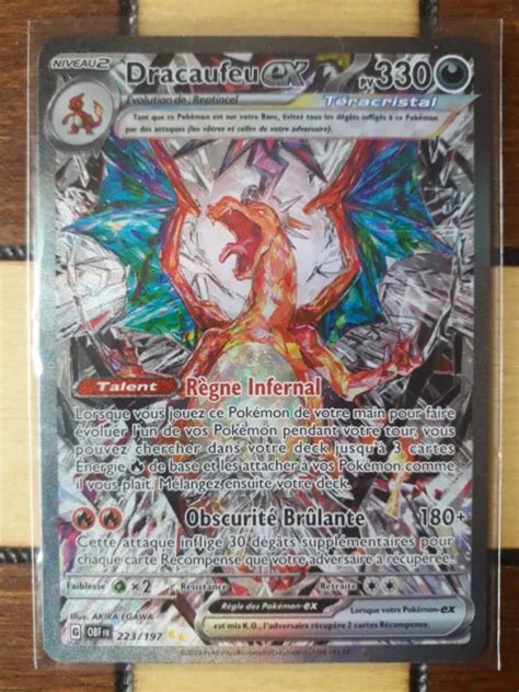 Pokemon 223197 Dracaufeu Ex Special Illustration Rare Sv3 Ecarlate Et Violet Fl Eur 14300