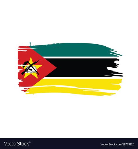 Mozambique Flag Royalty Free Vector Image Vectorstock