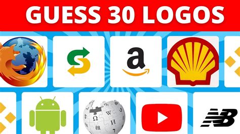 Guess The Logo In 5 Seconds 30 Famous Logos Logo Quiz 2024 Youtube