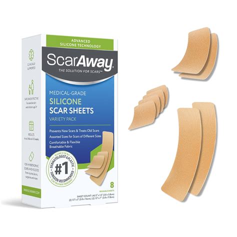 Amazon Scaraway Advanced Silicone Scar Sheets Medical Grade