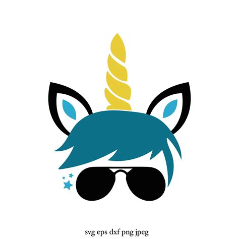 Unicorn Boy Svg, Unicorn Svg, Unicorn Clipart, Digital Download, Cricut ...