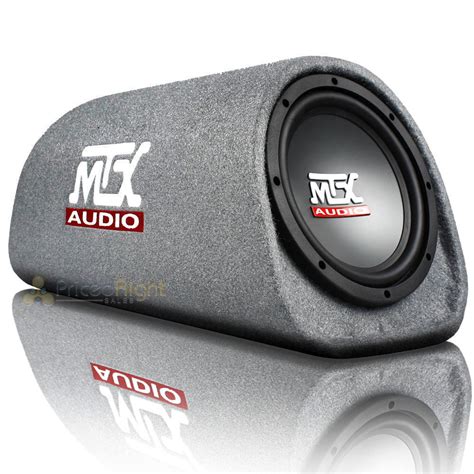 Mtx Audio W Max Amplified Subwoofer Enclosure Tube Box Rt Pt