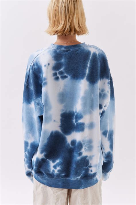 Urban Renewal Urban Renewal Remade Heart Tie Dye Crew Neck Sweatshirt