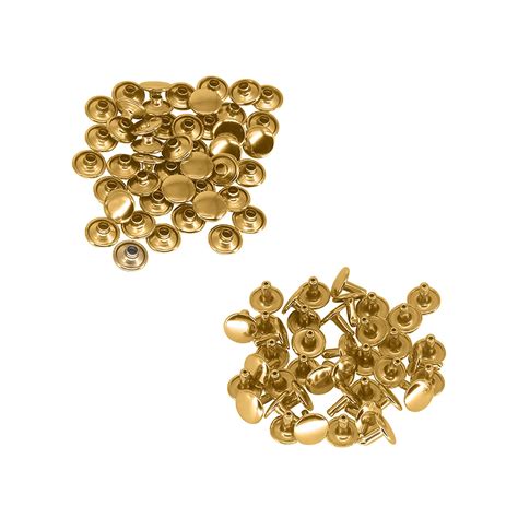 Buy Trimming Shop Double Cap Rivets Tubular Metal Studs For Clothing