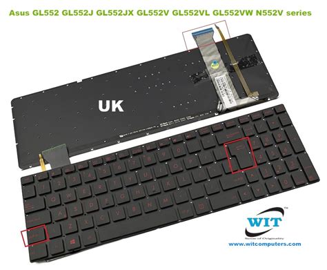 Laptop Internal Keyboard Keypad For Asus Rog Gl Gl J Gl Jx