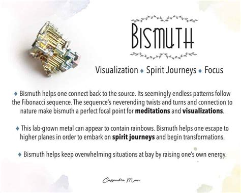 Bismuth: Uncovering the Spiritual Meaning of Dreams Involving this ...