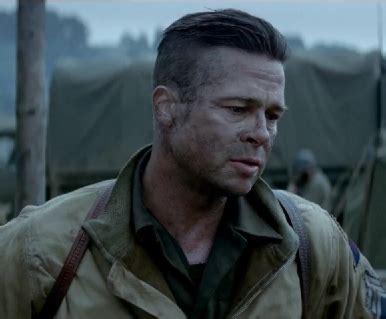 Brad Pitt é um veterano de guerra no trailer de Fury assista Jovem