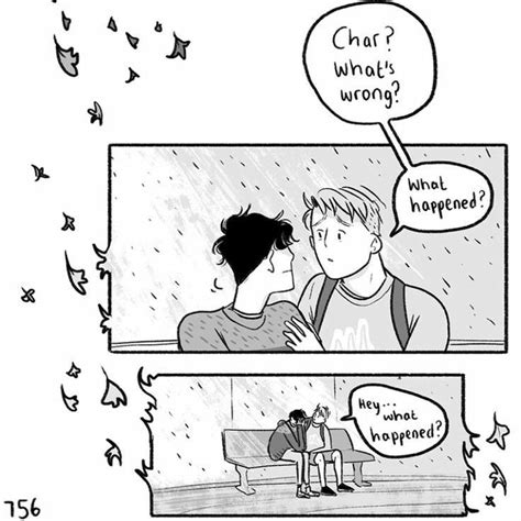 A Comic Strip With Two People Talking To Each Other