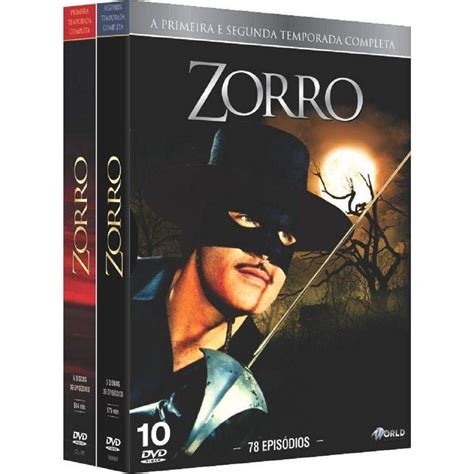 Box Dvd Zorro A Primeira E Segunda Temporada Completa No Shoptime