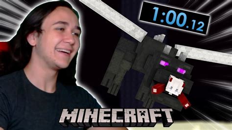 Finishing Mİnecraft İn 1 Mİnute Youtube