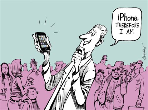 The Iphone Era Globecartoon Political Cartoons Patrick Chappatte