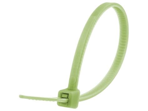 4 Inch Pear Green Mini Cable Tie 500 Pack Secure Cable Ties