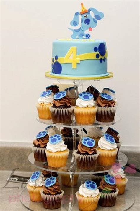 Blues Clues Cupcake Tower Decorated Cake By Kimberly Cakesdecor