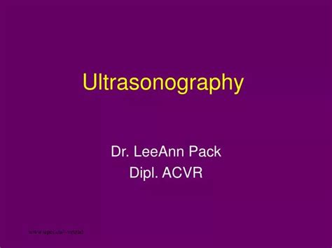 Ppt Ultrasonography Powerpoint Presentation Free Download Id623027