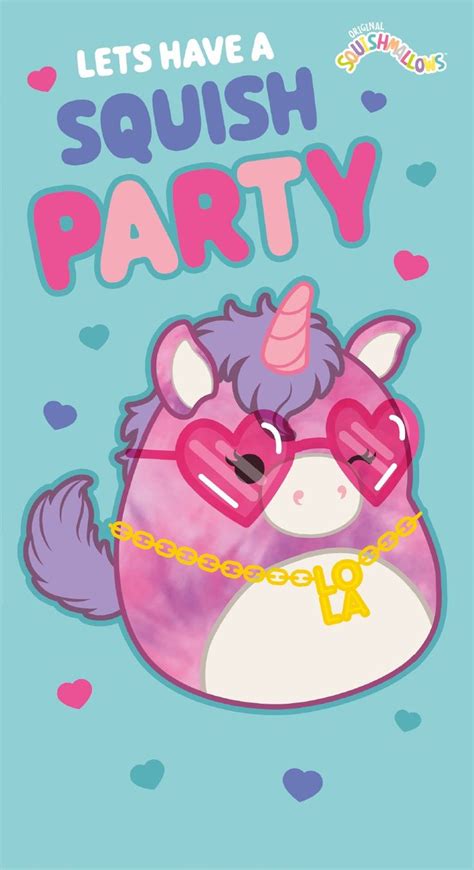 A Card With An Image Of A Pink Unicorn Wearing Sunglasses And The Words