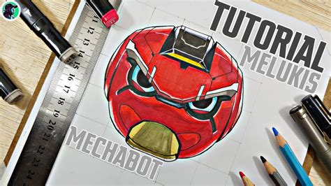 Tutorial Draw Mechabot Mechamato Mechamato Monstastudio Youtube