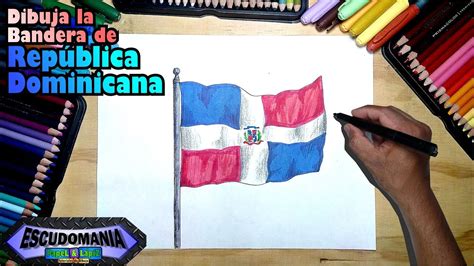 Bandera De Republica Dominicana Para Colorear