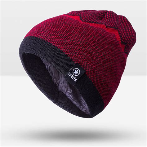 Warm Fashion Winter Hat For Men - Black,Brown,Gray,Navy,Red