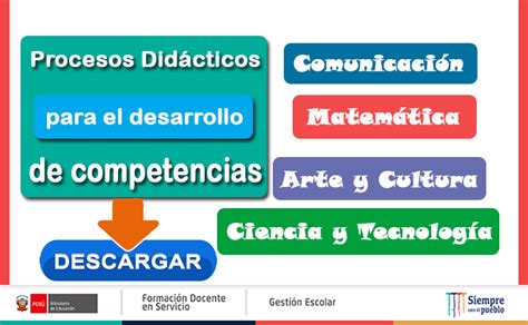 Procesos Didácticos Para El Desarrollo De Competencias Primaria