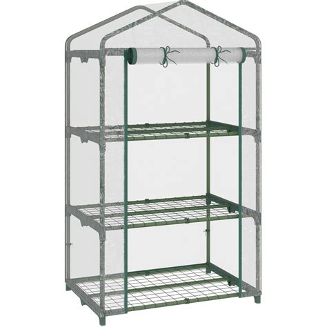 Outsunny 3 Tier Mini Greenhouse Wilko