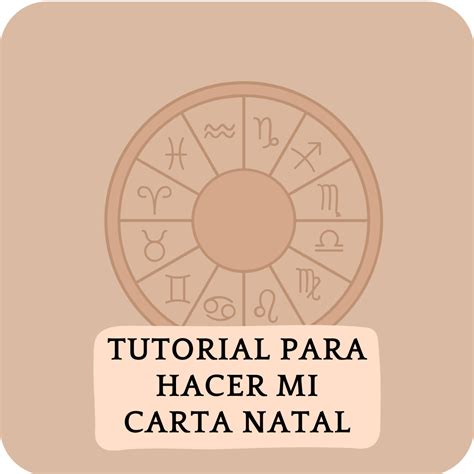 Tutorial para hacer mi carta natal Astróloga Lectura cartas natales