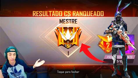 RUMO AO DESAFIANTE FREE FIRE CS RANQUEADO FREE FIRE PRIMEIRO A PEGAR