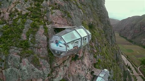 Skylodge Adventure Suites Perus Cliff Hanging Hotel For Thrill Seekers