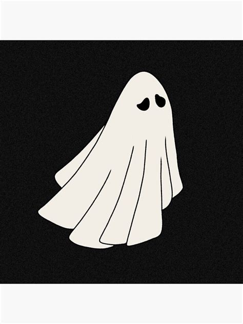 Sad Ghostie Sticker For Sale By Snailll Redbubble