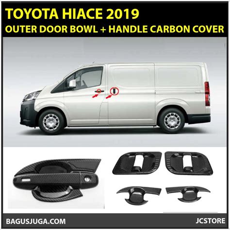 Jual Toyota Hiace Pegangan Pintu Carbon Cover Hiace Handle Bowl