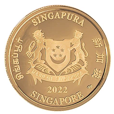 Buy 2022 1 4 Oz Singapore Mint Lunar Series Year Of The Tiger Gold