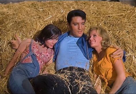 Yvonne Craig Elvis Presley And Pamela Austin In Kissin Cousins 1964 Elvis Presley Movies