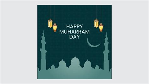 Happy Muharram Social Media Post 12000743 Vector Art At Vecteezy