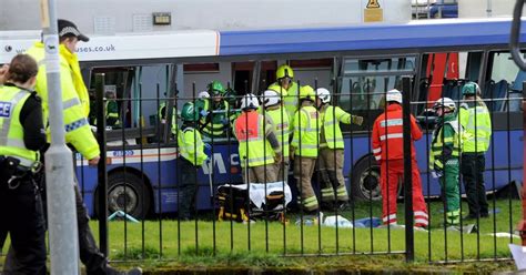 Driver Of Paisley Bus That Crashed Into Block Of Flats One Of Five