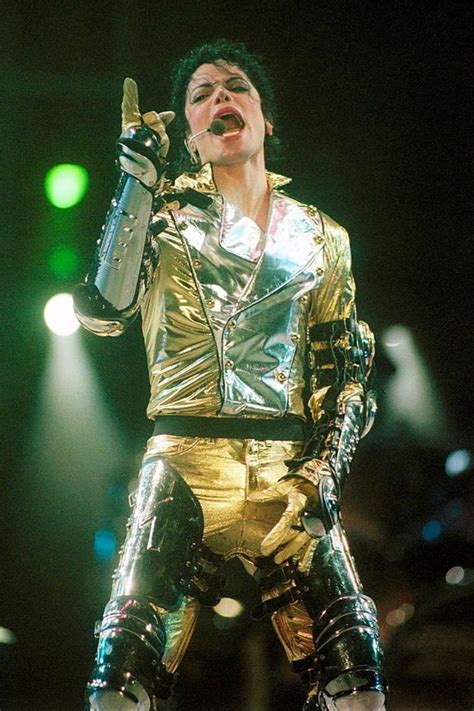 Michael Jackson Sydney Cricket Ground Gold Pants King Of Pops