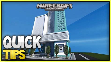 Minecraft Building A Modern City Quick Tips - YouTube