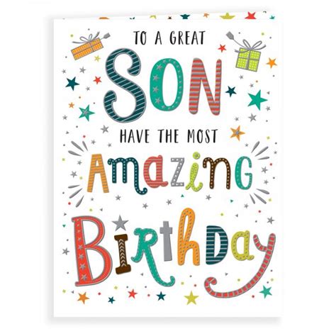 Cards Direct Birthday Card Brother Colourful Text