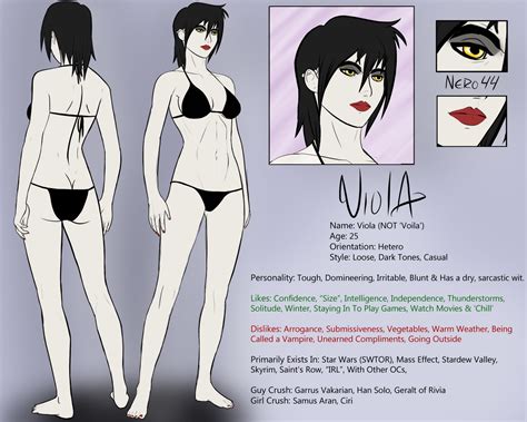 Viola Refsheet By Nero Hentai Foundry