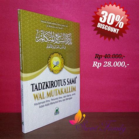 Jual Buku Tadzkiratus Sami Wal Mutakallim Di Lapak Toko Buku Pelita