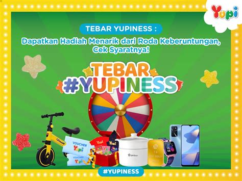 Tebar Yupiness Dapatkan Hadiah Menarik Dari Roda Keberuntungan Cek