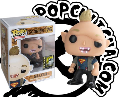 The Goonies Sloth Superman Shirt Pop Vinyl Figure Sdcc