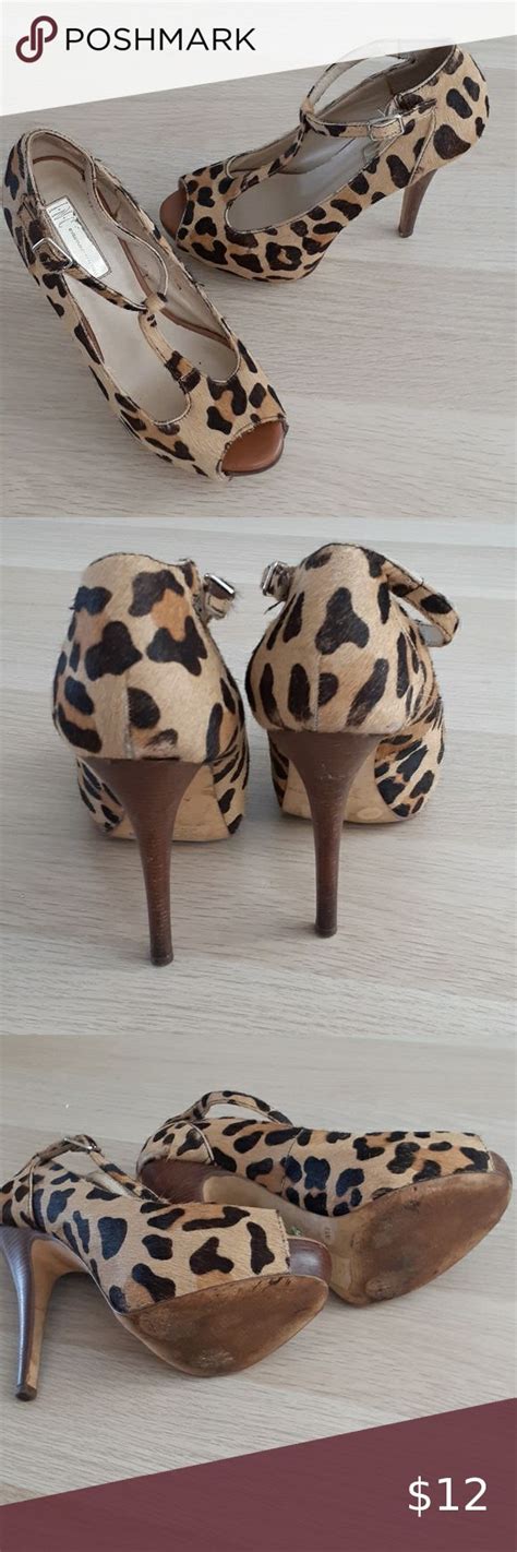 Animal print heels 🐆 In great shape! Comfortable and beautiful. Non ...