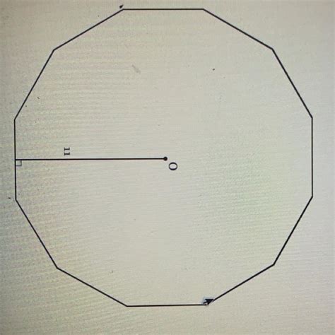 Dodecagon Area Formula