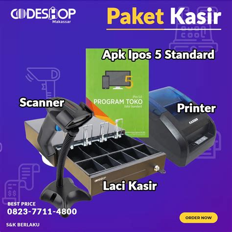 Jual Paket Kasir Windows Ppob Android Cash Drawer Printer