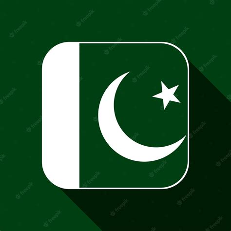 Premium Vector Pakistan Flag Official Colors Vector Illustration